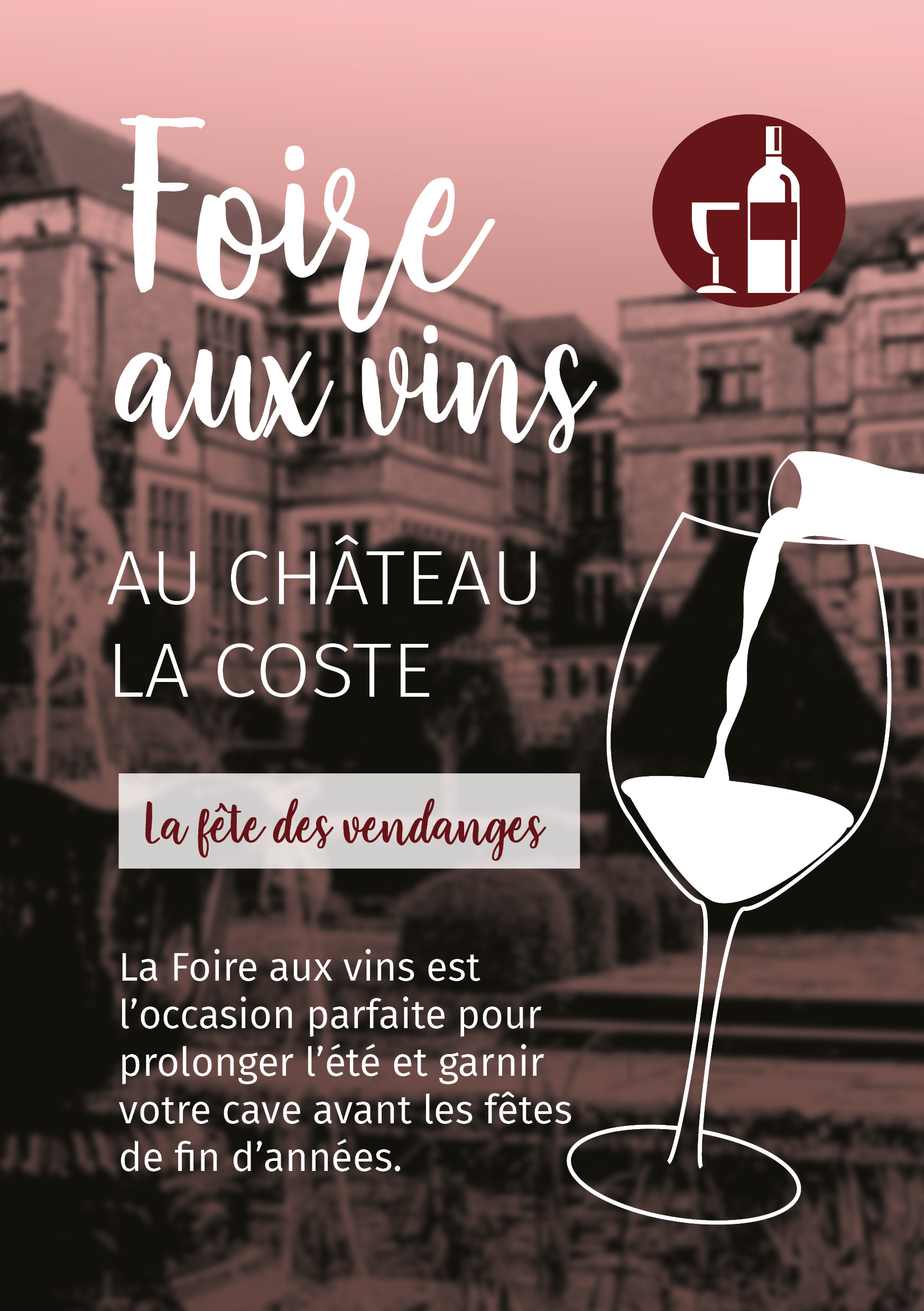 Flyer "Foire aux vins" portfolio